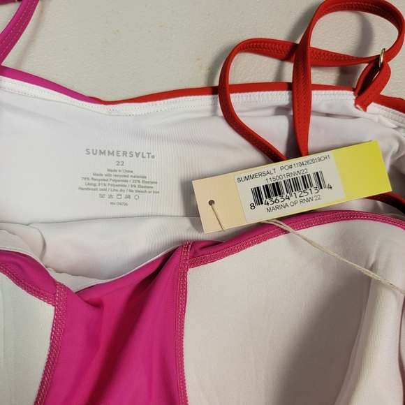 Summersalt The Marina One Piece Swim Bathing Suit Size 22 - Picture 4 of 5